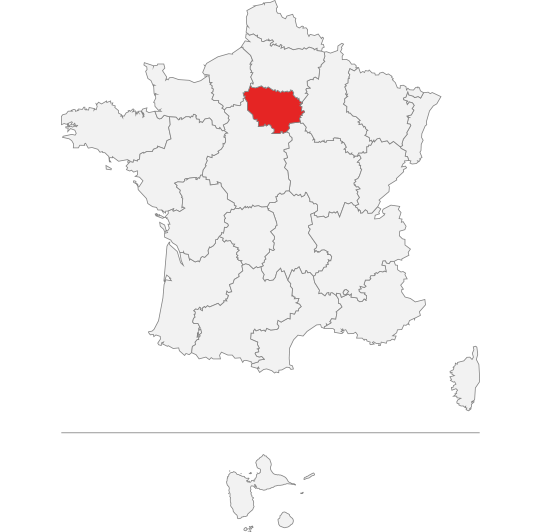 Carte Paris-Île-de-France